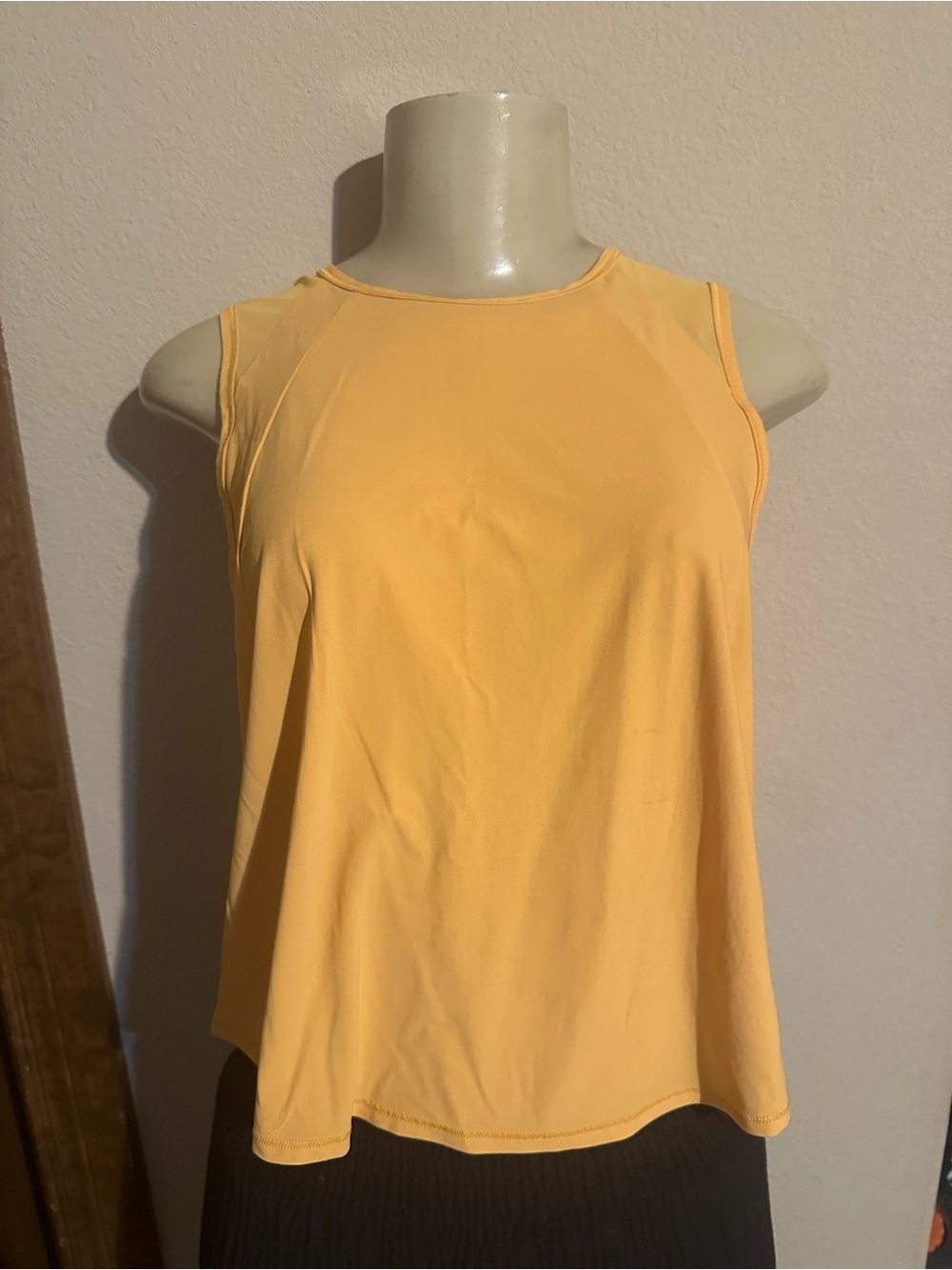lululemon athletica sunny yellow racerback tank